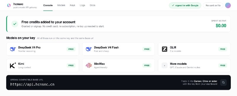 Cara Dapat DeepSeek V4 Pro Gratis Lewat API HCNSEC