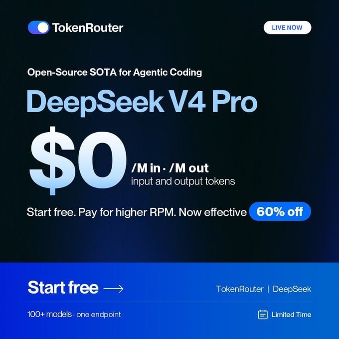 Cara Akses Model Deepseek V4 Pro secara Gratis via TokenRouter