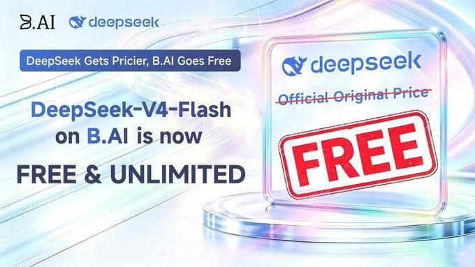 Cara Pakai DeepSeek-V4-Flash Gratis Tanpa Batas di B.AI