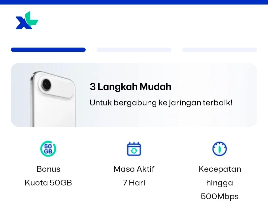 Cara Klaim eSIM XL 50GB Gratis Tanpa Bayar