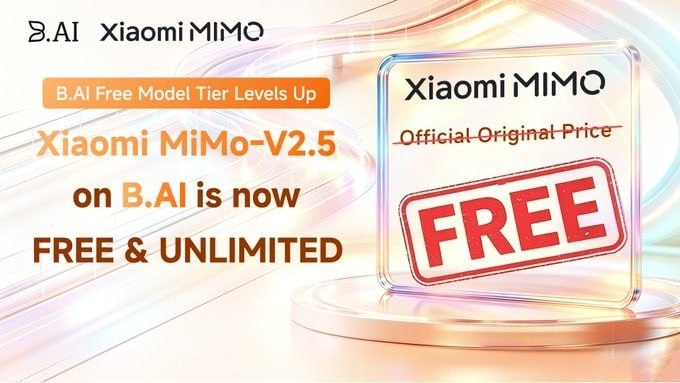 Cara Pakai Xiaomi MiMo V2.5 Gratis di B.AI Tanpa Biaya