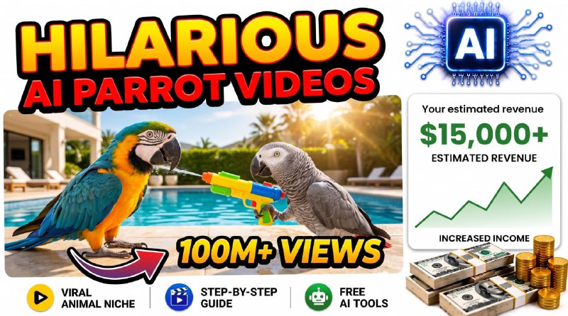 Cara Bikin Video AI Parrot Viral untuk Raih Jutaan Views