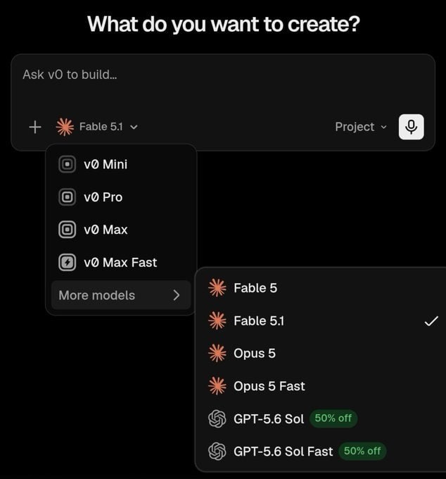 Cara Akses Fable 5.1 Gratis di v0Vercel untuk Build Aplikasi AI