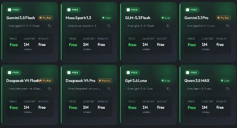 Cara Pakai 8 Model AI Gratis via APInex dengan Konteks 1M