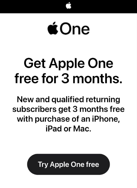 Cara Klaim Apple One Gratis 3 Bulan untuk Device Baru
