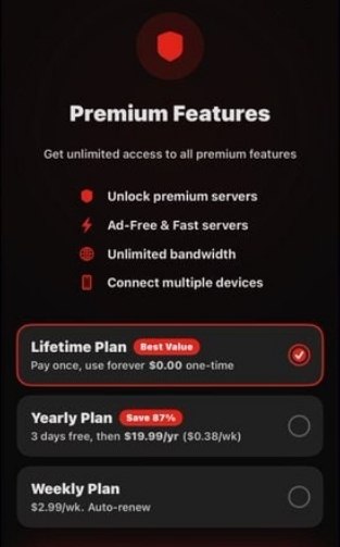 Cara Klaim Tech VPN Pro Lifetime Gratis di App Store AS