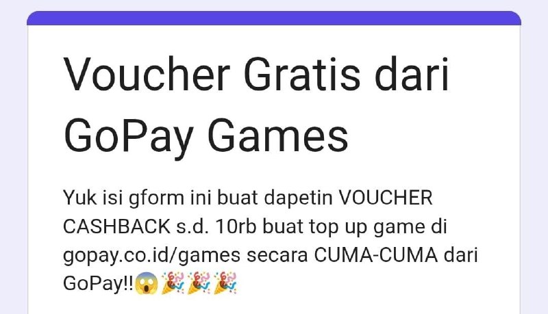 Cara Klaim Voucher Gratis Gopay untuk Game Online