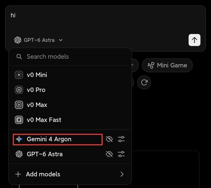 Cara Coba Gemini 4 Argon Gratis di v0 Pakai Kredit