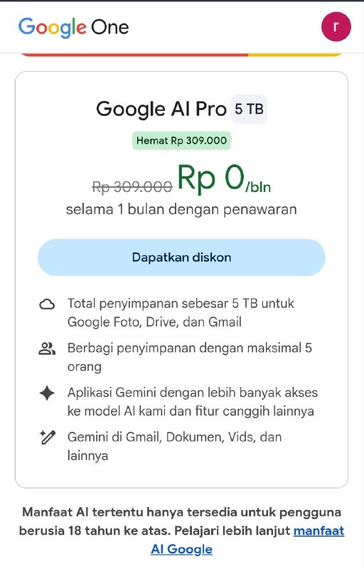 Cara Klaim Google AI Pro Gratis Selama 1 Bulan