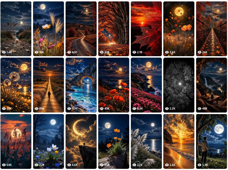Cara Bikin Konten Video AI Moonlit Dreamscape untuk Reels IG