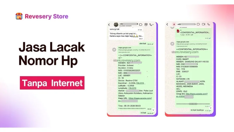 Jasa Lacak Nomor Hp Tanpa Internet