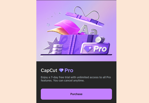Cara Dapatkan Capcut Pro Trial 7 Hari Gratis