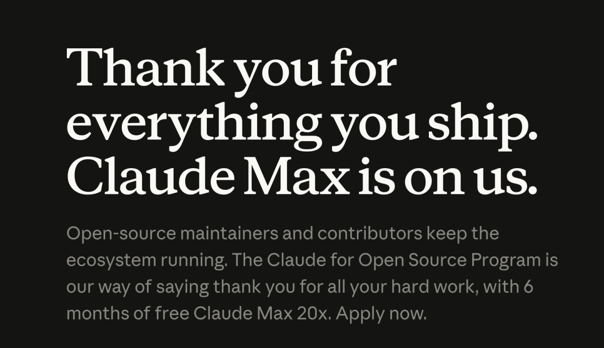 Cara dapatkan CLAUDE MAX gratis 6 bulan untuk OSS 5k stars